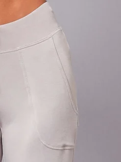 Dansebutikken Pilates Bukser/leggings|Yogabukser-Tempsdanse lys sandfarve behagelig bambus viskose buks