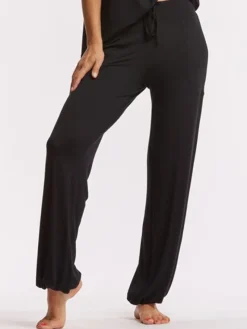 Dansebutikken Pilates Bukser/leggings|Yogabukser-Tempsdanse sort behagelig viskose buks