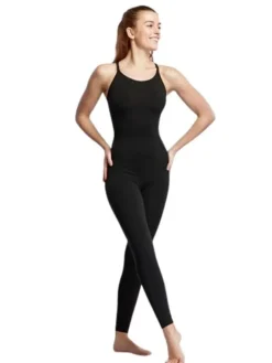 Dame Dansebutikken Pilates Heldragter|Heldragter Til Yoga-TempsDanse sort heldragt med lange ben