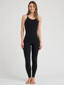 Dame Dansebutikken Pilates Heldragter|Heldragter Til Yoga-TempsDanse sort heldragt med lange ben