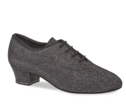 Dame Dansebutikken Salsasko Damer|Tangosko Damer-Træningsdansesko fra Diamant i multicolor glimmer til damer