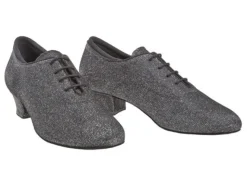 Dame Dansebutikken Salsasko Damer|Tangosko Damer-Træningsdansesko fra Diamant i multicolor glimmer til damer