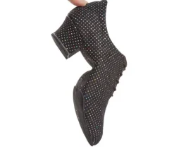 Dame Dansebutikken Salsasko Damer|Tangosko Damer-Træningssko fra Diamant med pailletter til damer