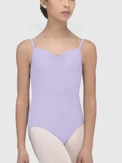 Børn Dansebutikken Balletdragter Børn-Wear Moi dragt med rynk til piger i lyselilla