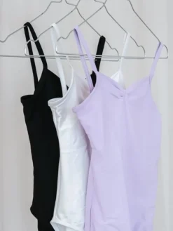 Børn Dansebutikken Balletdragter Børn-Wear Moi dragt med rynk til piger i sort