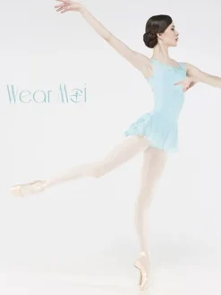 Dame Dansebutikken Balletkjole Piger|Balletdragter Damer-Wear Moi elegant lys turkis balletkjole