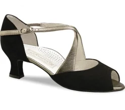 Dame Dansebutikken Salsasko Damer|Tangosko Damer-Werner Kern dansesko Gaby med justerbare stropper