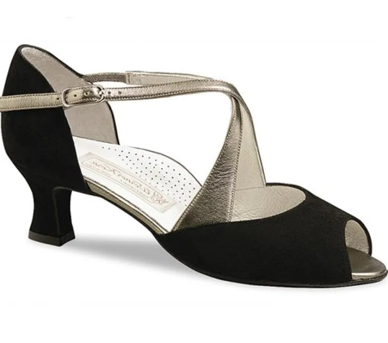 Dame Dansebutikken Salsasko Damer|Tangosko Damer-Werner Kern dansesko Gaby med justerbare stropper