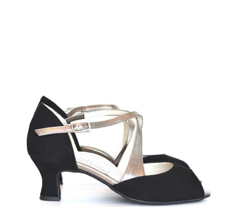 Dame Dansebutikken Salsasko Damer|Tangosko Damer-Werner Kern dansesko Gaby med justerbare stropper