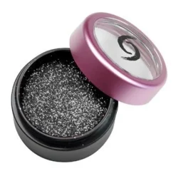 Dansebutikken Glimmer/makeup|Glimmer/makeup-Yofi god løs mørk metal sølv glimmer