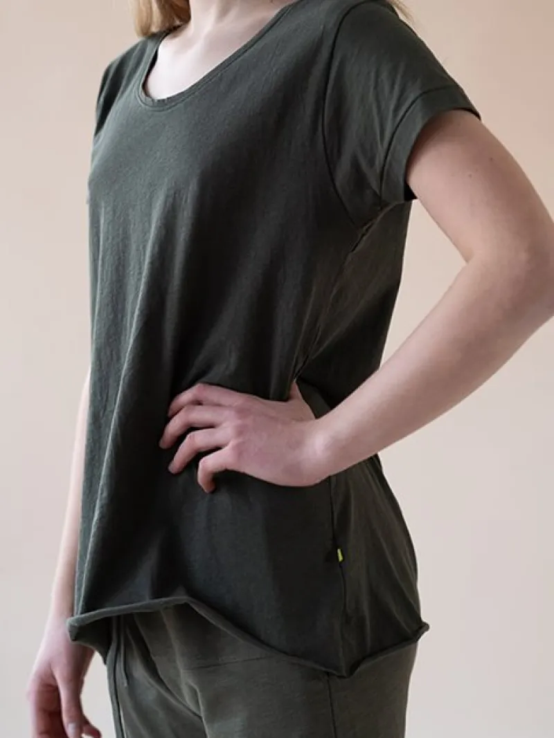 Dame Dansebutikken Yogabluser|Overdele Damer-Yogamii blød t-shirt til træning